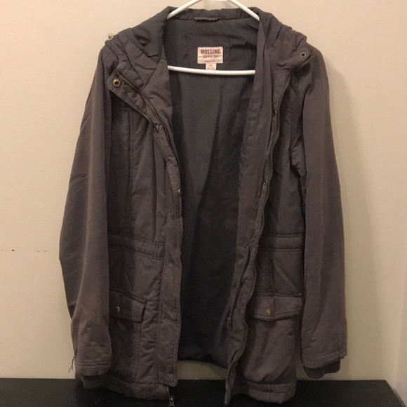 Mossimo Supply Co. Jackets & Blazers - Mossimo Supply Co Gray Military Style Cargo Jacket